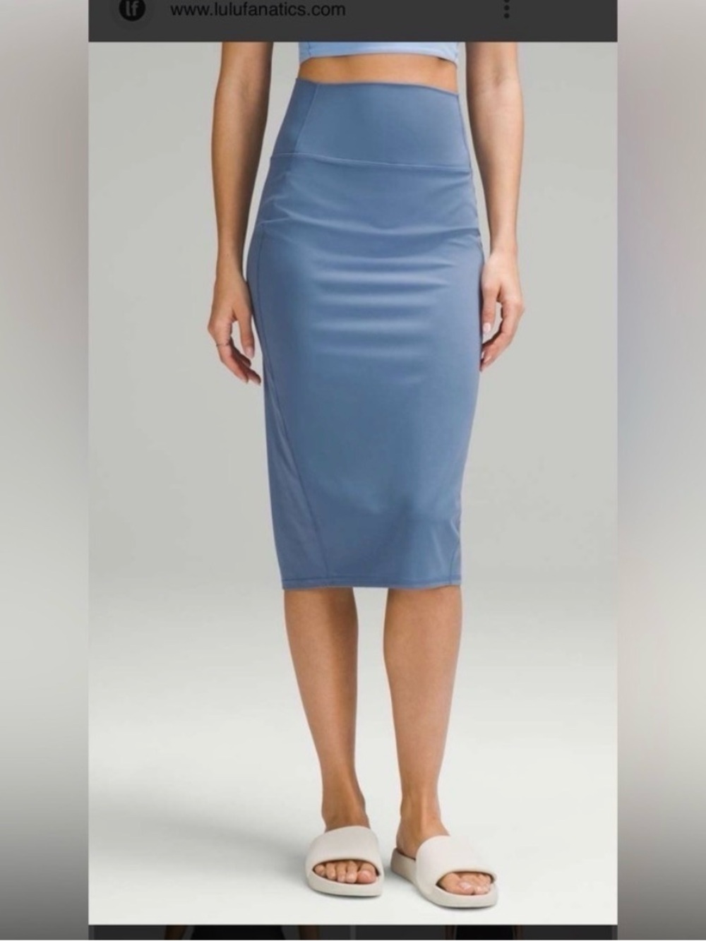 lululemon Nulu Slim-Fit High-Rise Skirt Oasis Blue